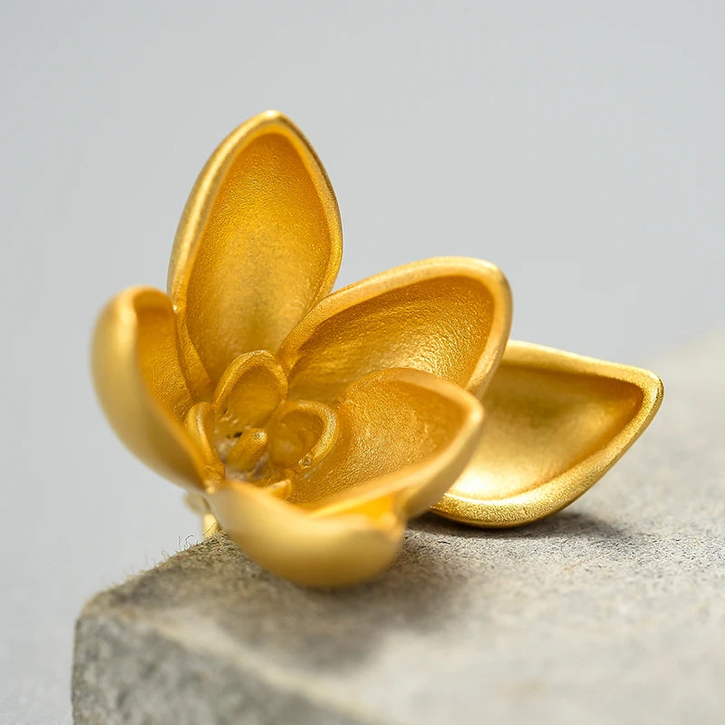 Elegant Magnolia Flower Pendant without Necklace Jewelry Buzz