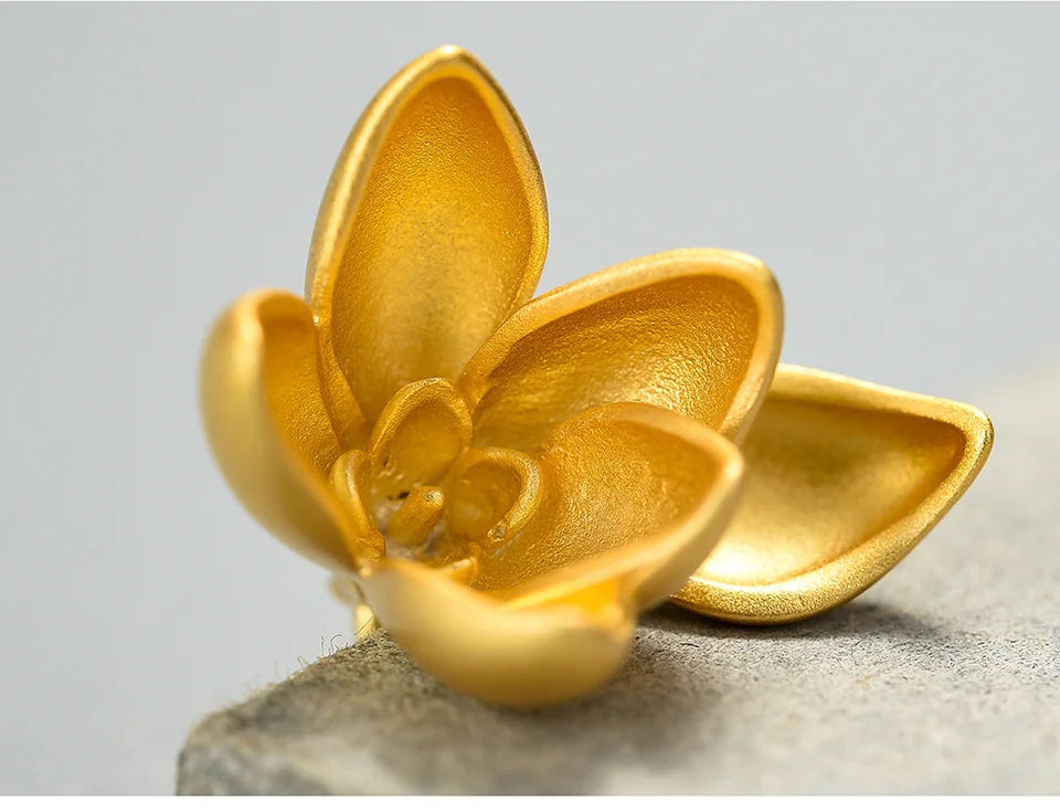 Elegant Magnolia Flower Pendant without Necklace Jewelry Buzz