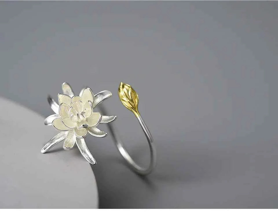 Night-Blooming Cereus Flower Ring