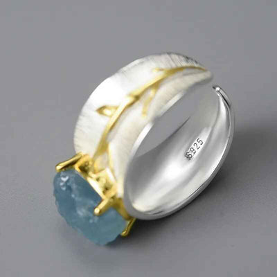 Aquamarine Gemstone Ring