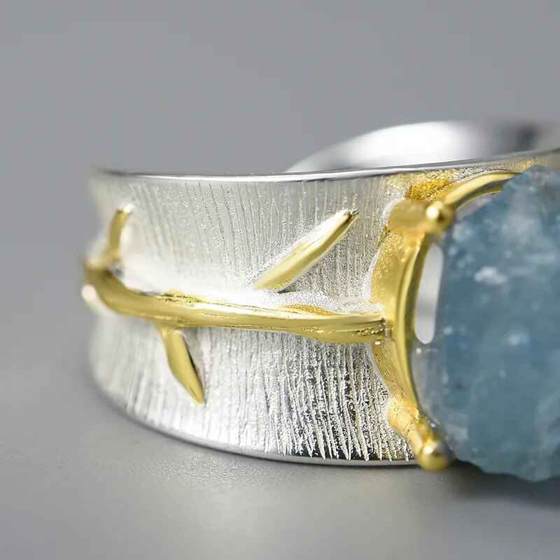 Aquamarine Gemstone Ring