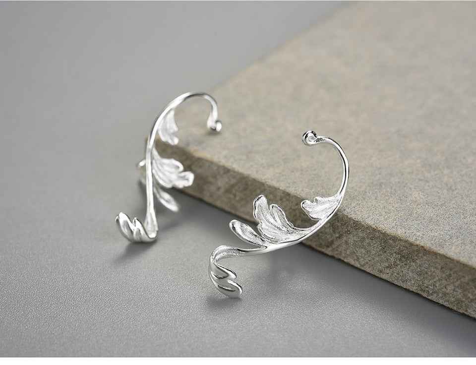 Acanthus Leaf Stud Earrings