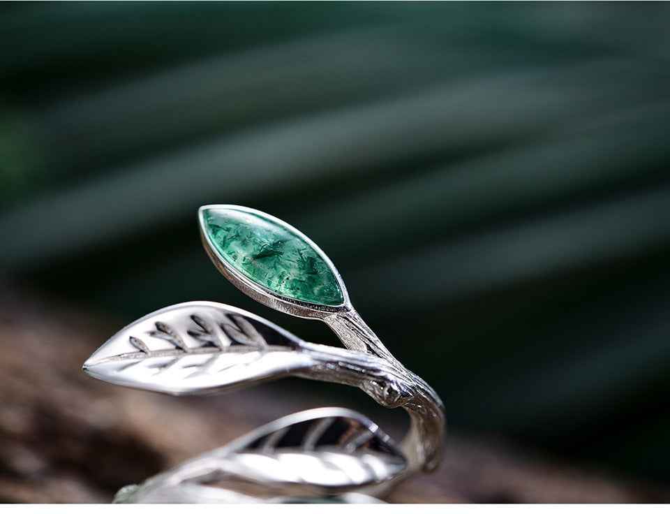 Sterling Silver Spring in the Air Ring